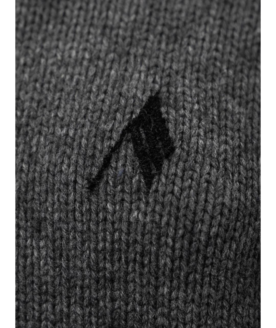 THE ATTICO Серый шерстяной джемпер / свитер, фото 4