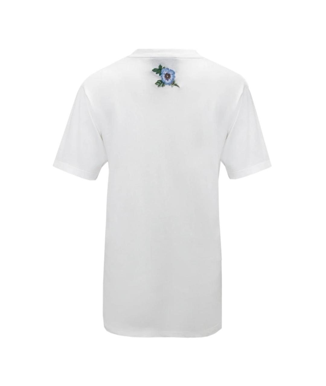 GUCCI Белая хлопковая футболка, фото 2