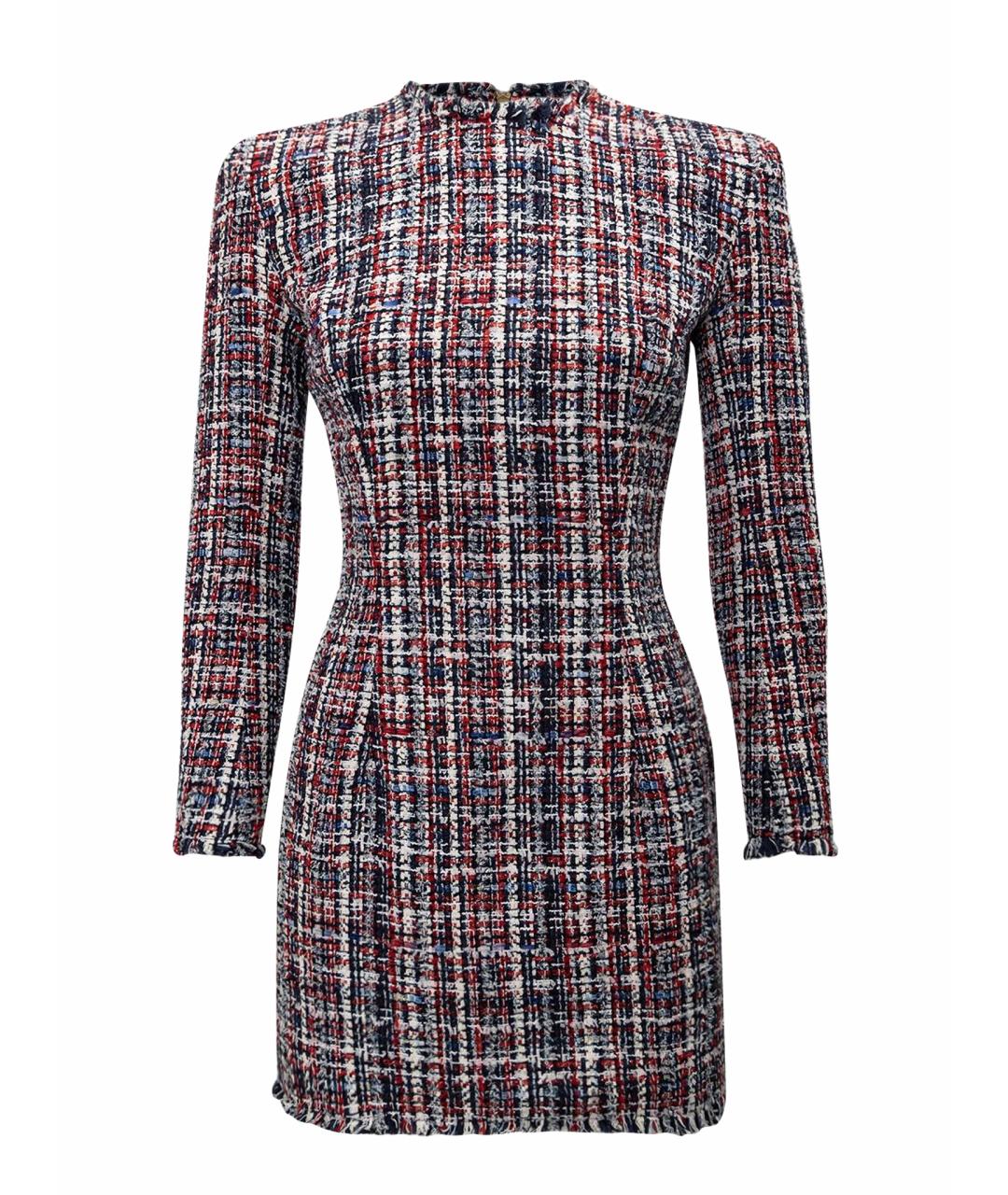 BALMAIN Синее хлопковое повседневное платье, фото 1