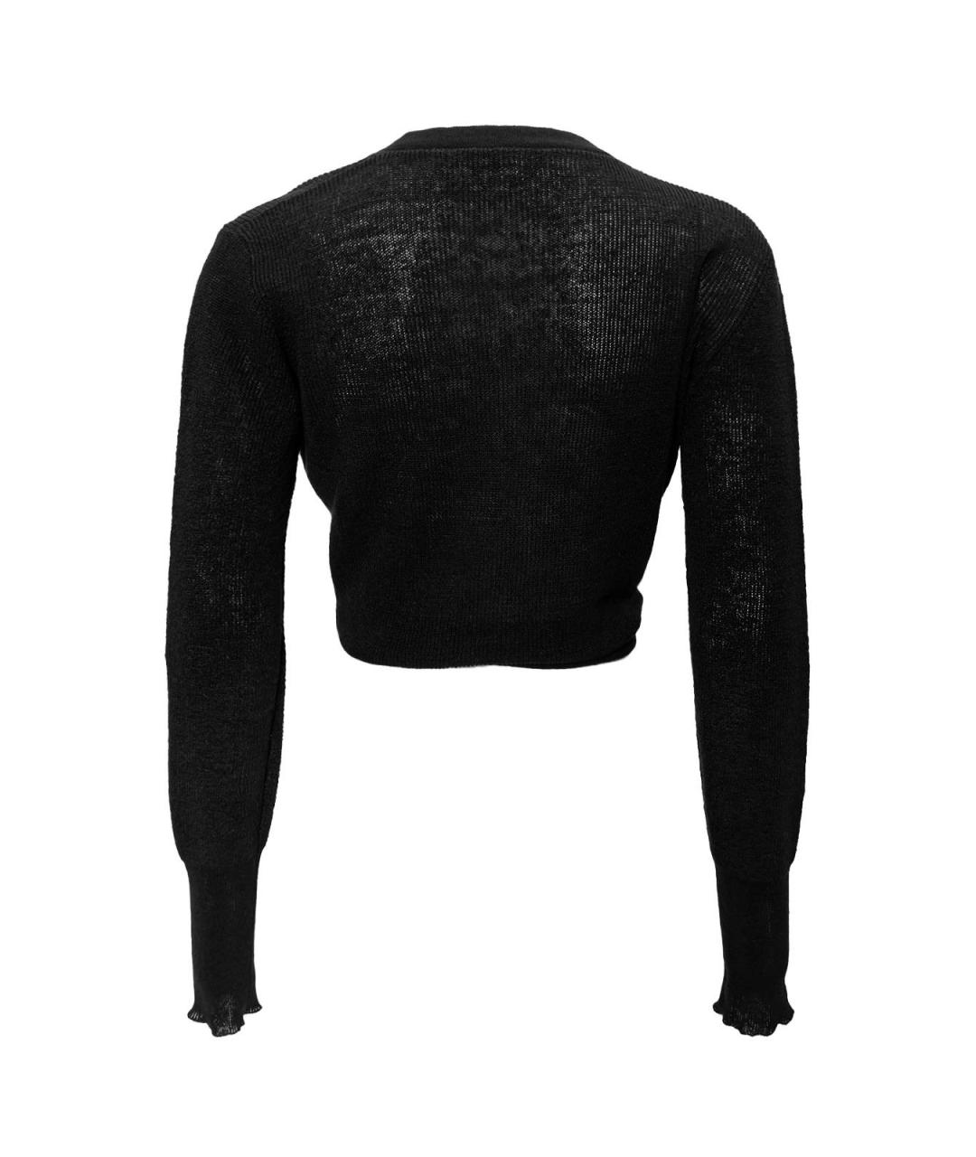 JACQUEMUS Черный льняной кардиган, фото 2