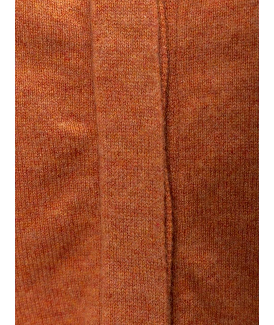 BRUNELLO CUCINELLI Оранжевый кашемировый кардиган, фото 3