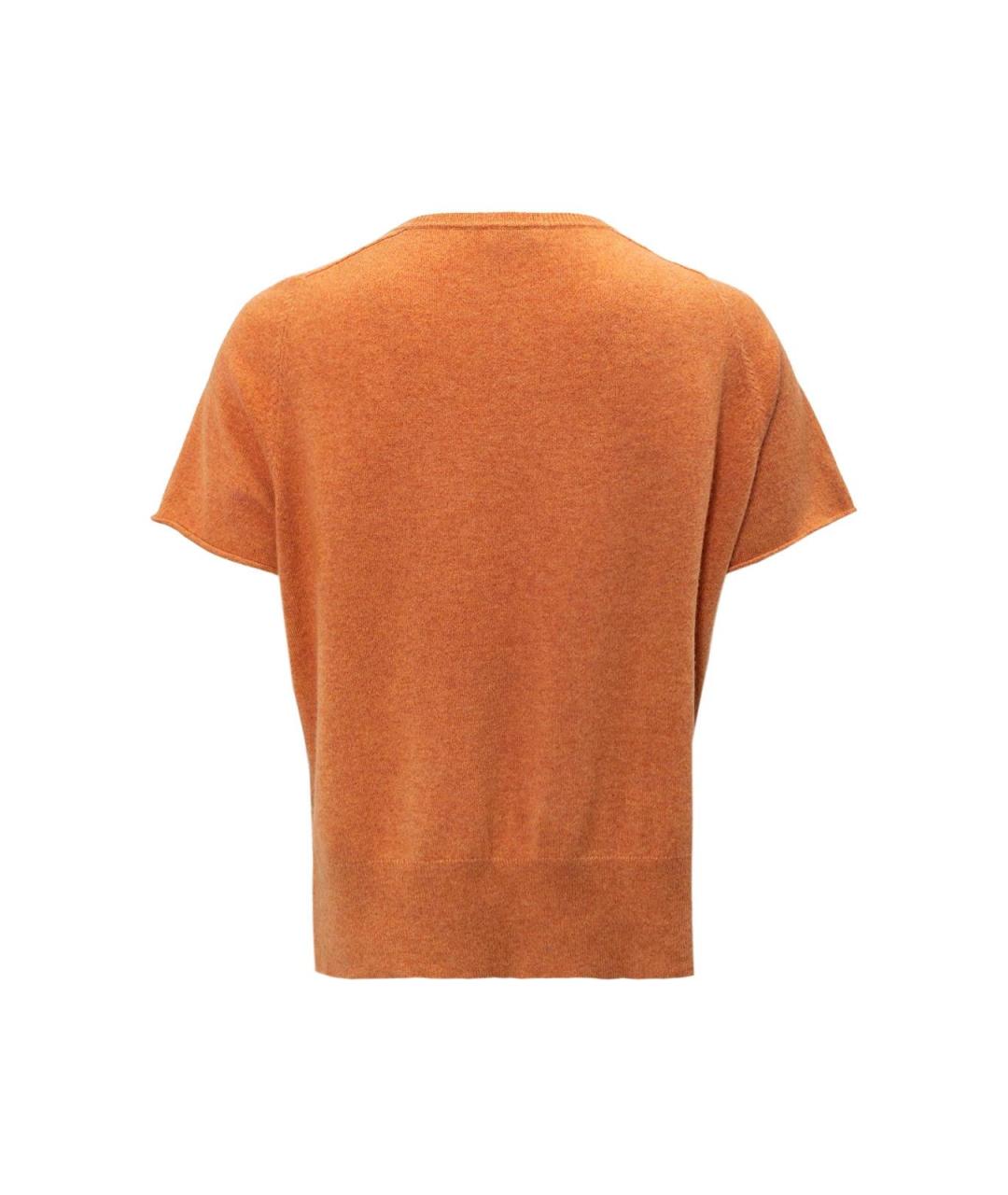 BRUNELLO CUCINELLI Оранжевый кашемировый кардиган, фото 2