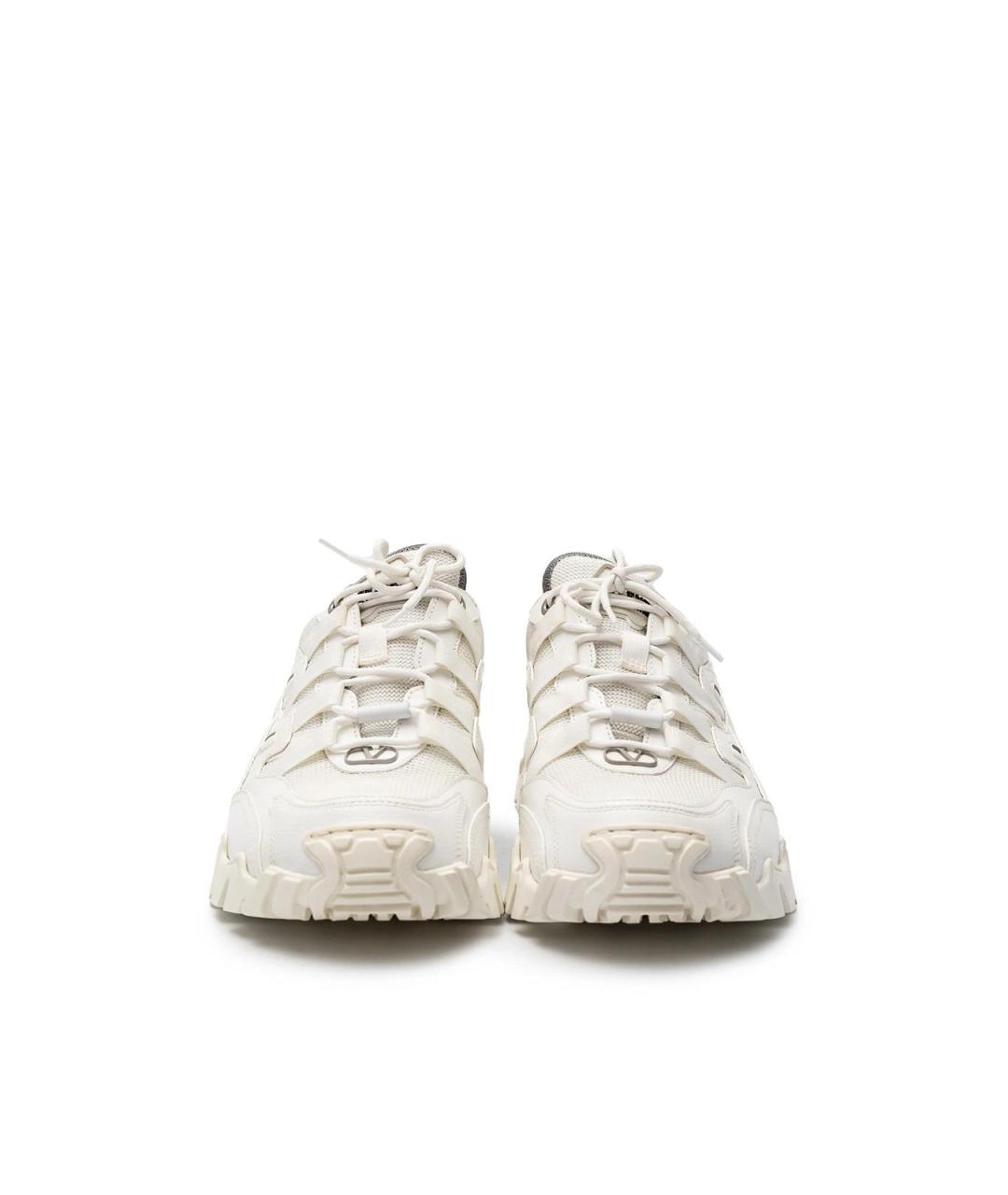 VALENTINO Белые кожаные кроссовки, фото 4