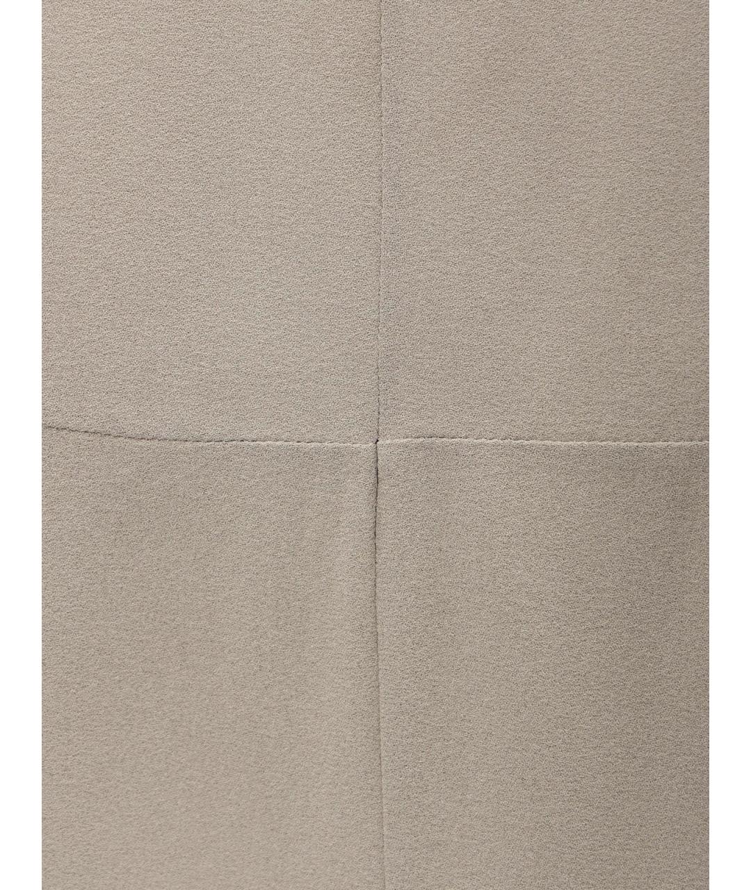 BRUNELLO CUCINELLI Бежевая шелковая блузы, фото 3