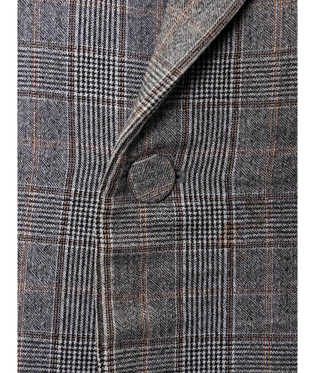 BALENCIAGA Серый шерстяной жакет/пиджак, фото 3