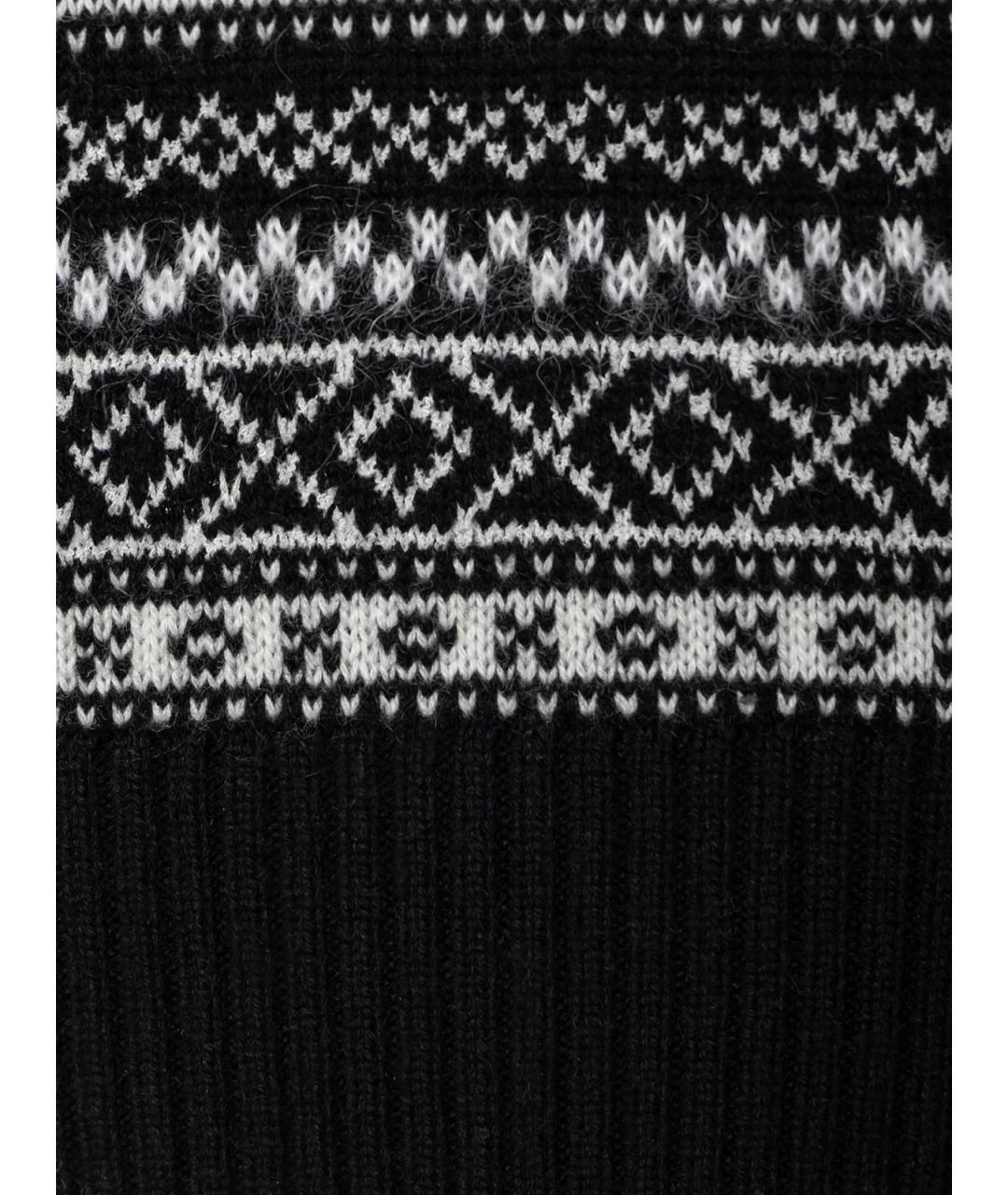 BURBERRY Черный кашемировый джемпер / свитер, фото 3