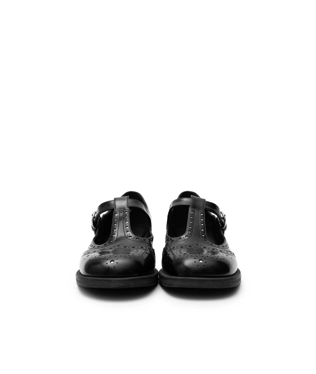 MIU MIU Черные кожаные туфли, фото 4