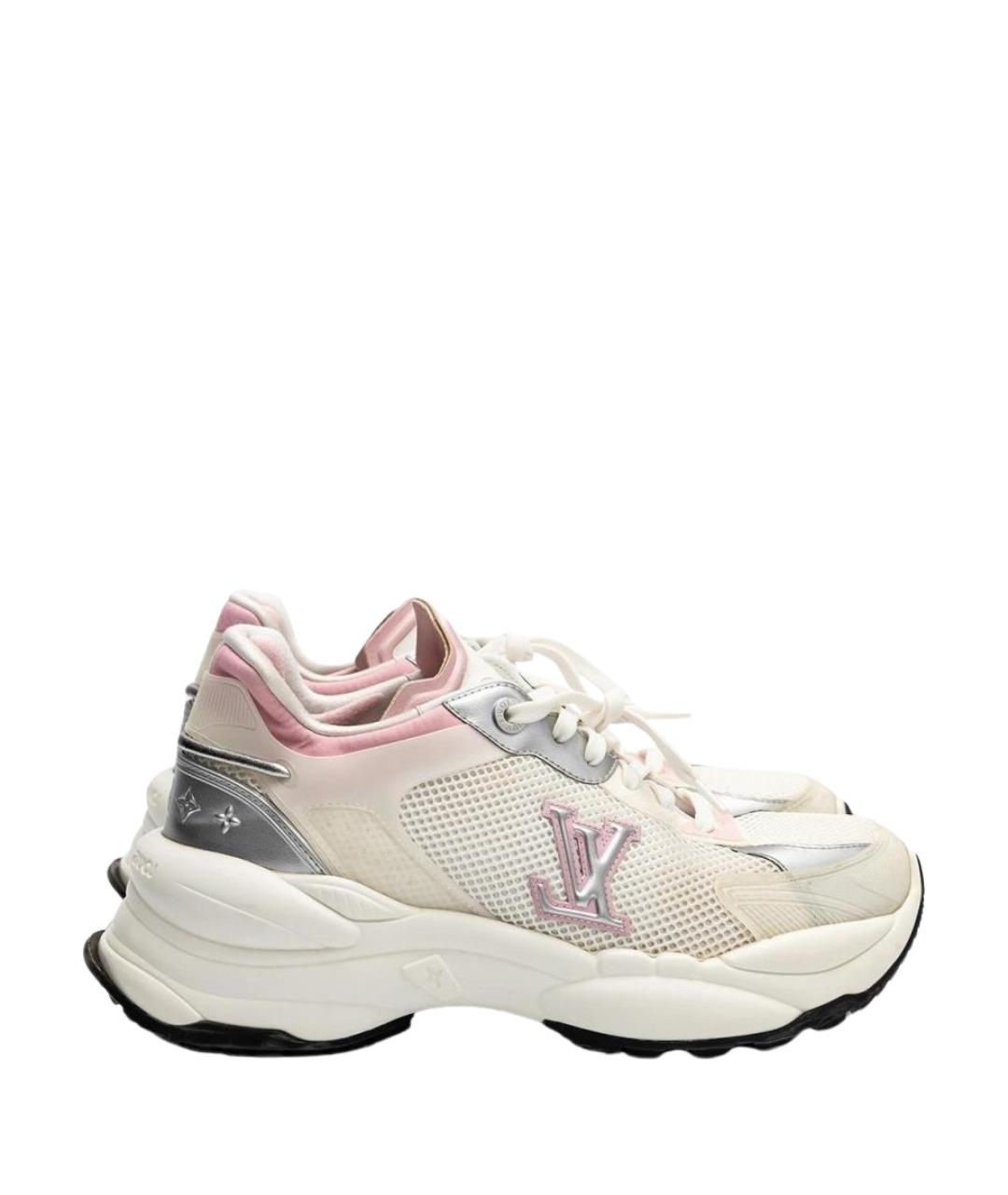 LOUIS VUITTON Белые кожаные кроссовки, фото 1