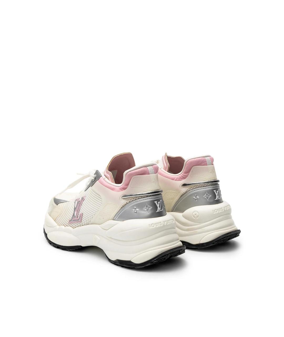 LOUIS VUITTON Белые кожаные кроссовки, фото 3