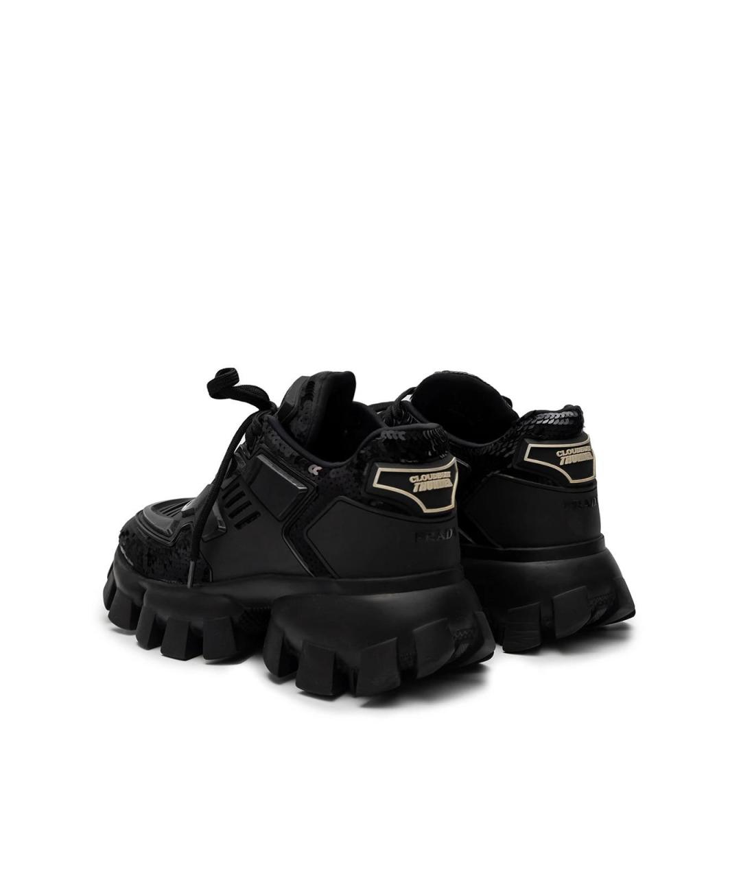 PRADA Черные резиновые кроссовки, фото 3