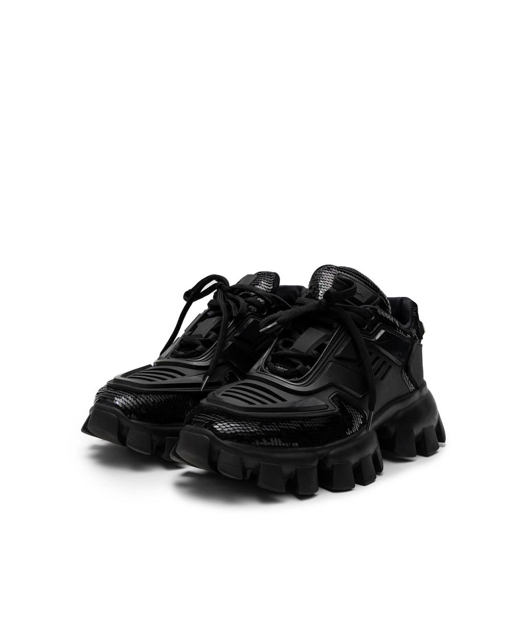 PRADA Черные резиновые кроссовки, фото 2