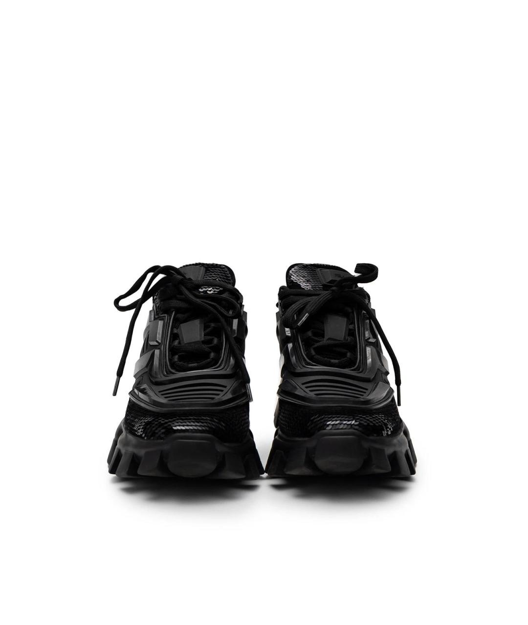 PRADA Черные резиновые кроссовки, фото 4