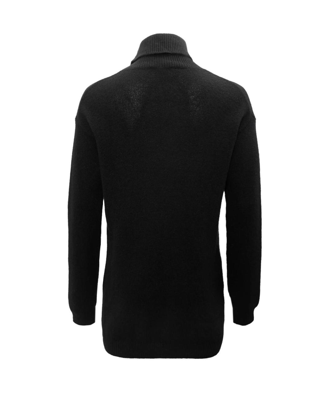 PRADA Черный шерстяной джемпер / свитер, фото 2