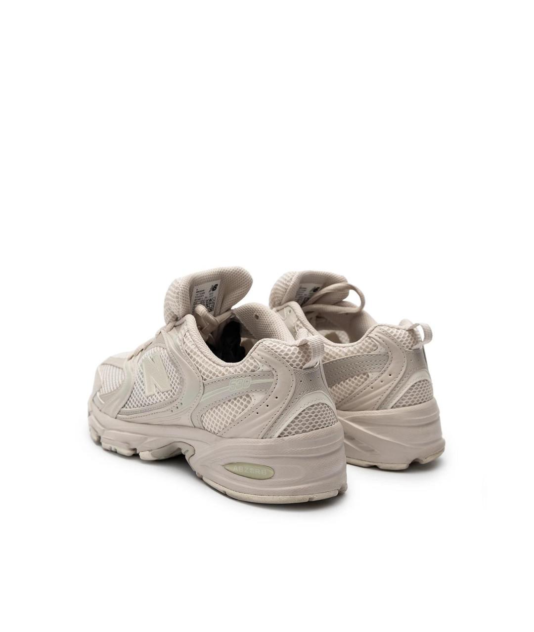 NEW BALANCE Бежевые текстильные кроссовки, фото 3