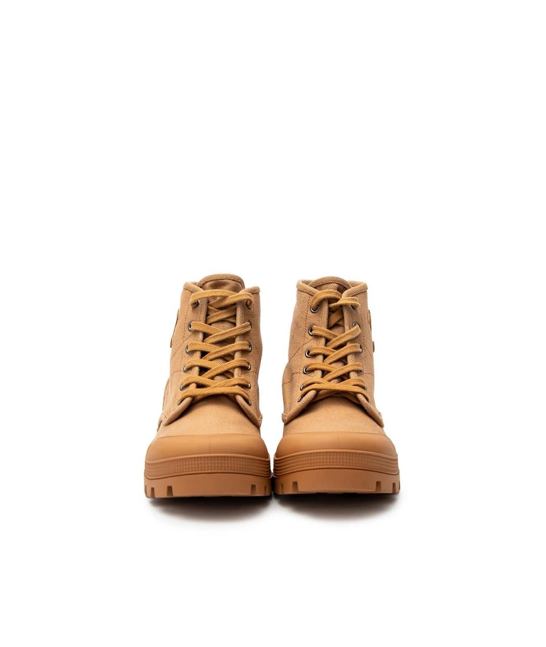 CELINE Коричневые резиновые ботинки, фото 4