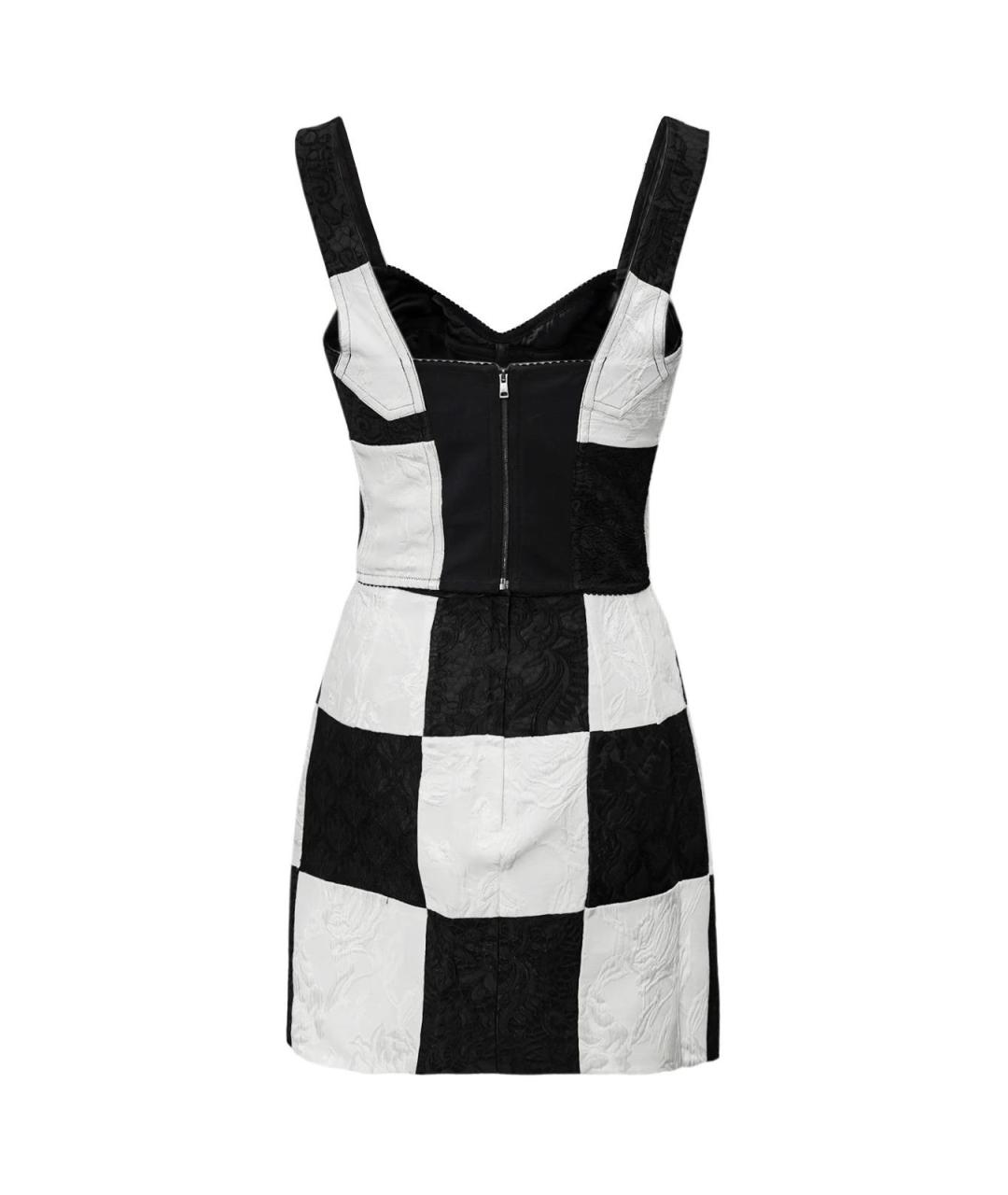 DOLCE&GABBANA Черный шелковый костюм с брюками, фото 2