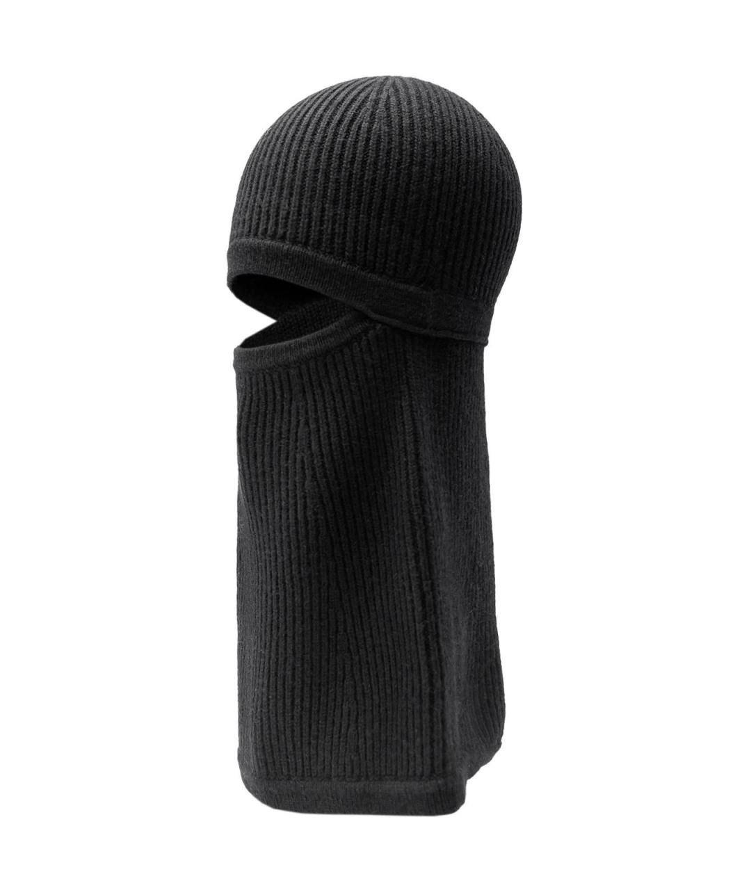 SAINT LAURENT Черная кашемировая шапка, фото 1