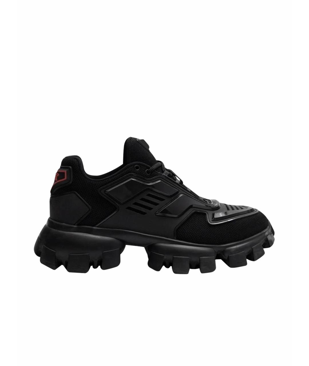 PRADA Черные резиновые кроссовки, фото 1