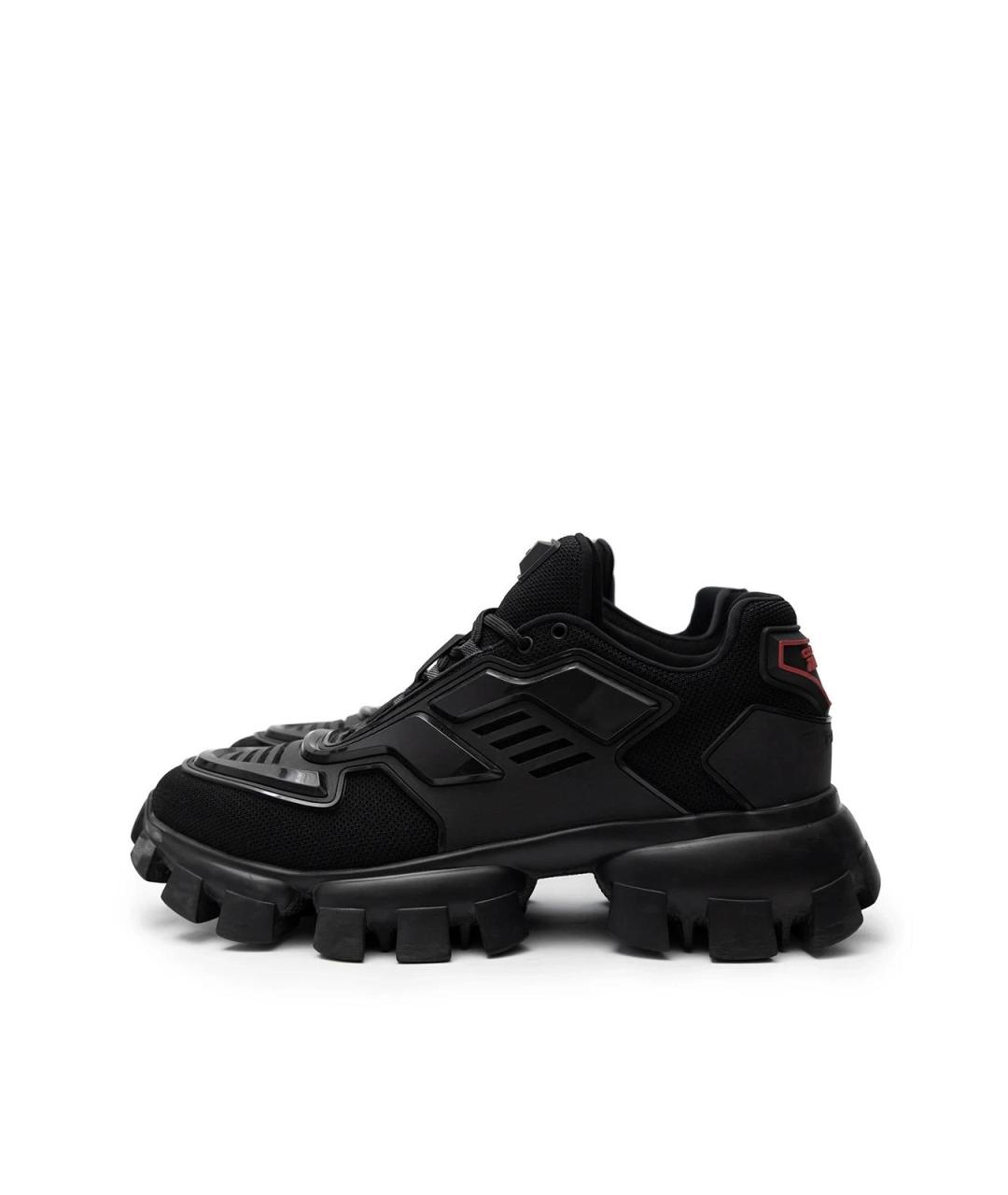 PRADA Черные резиновые кроссовки, фото 5