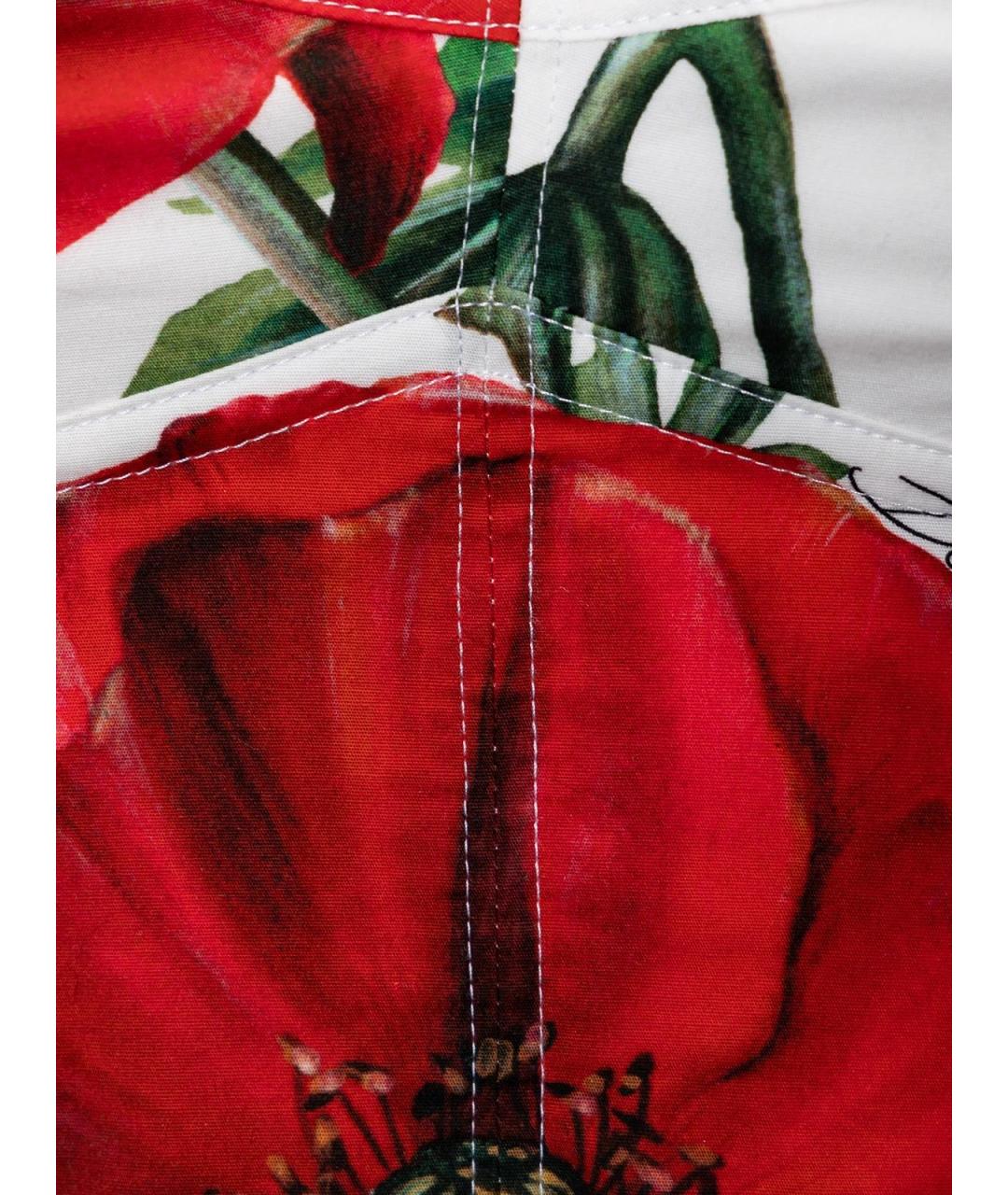 DOLCE&GABBANA Белая хлопковая футболка, фото 3