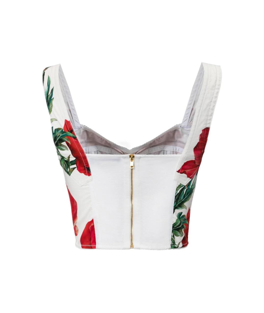 DOLCE&GABBANA Белая хлопковая футболка, фото 2