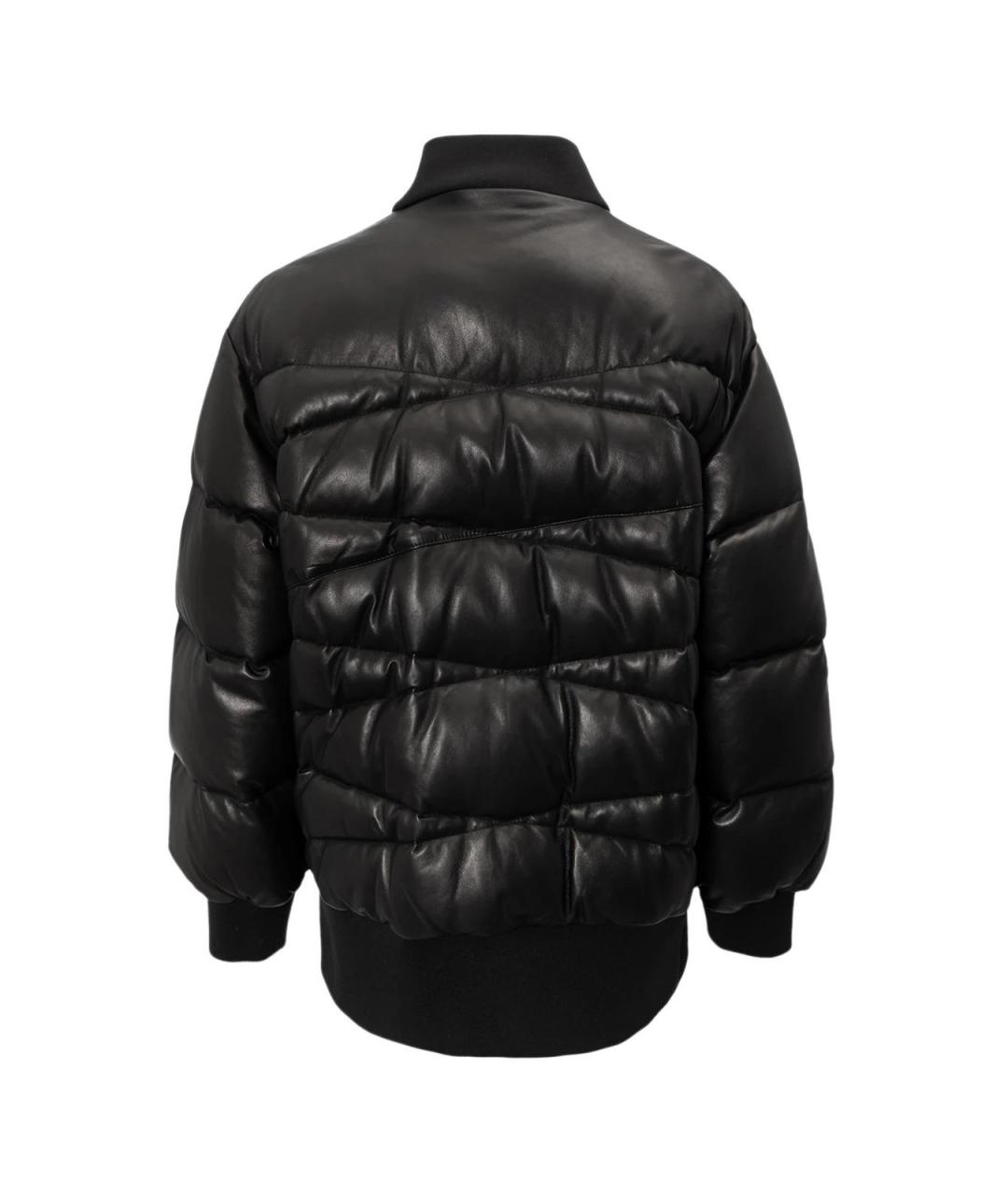 KHAITE Черный кожаный пуховик, фото 2