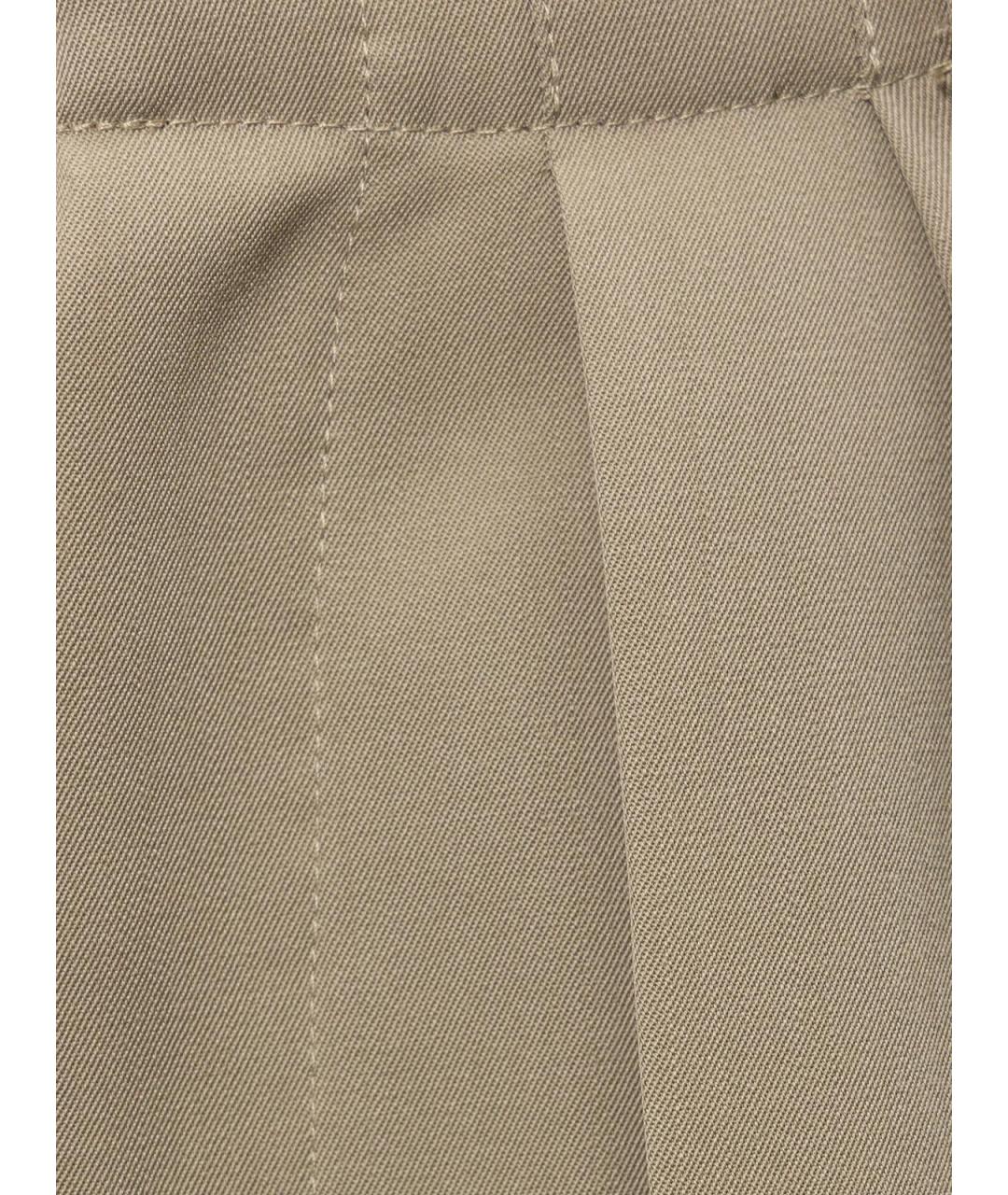 ISABEL MARANT Бежевые шерстяные прямые брюки, фото 3