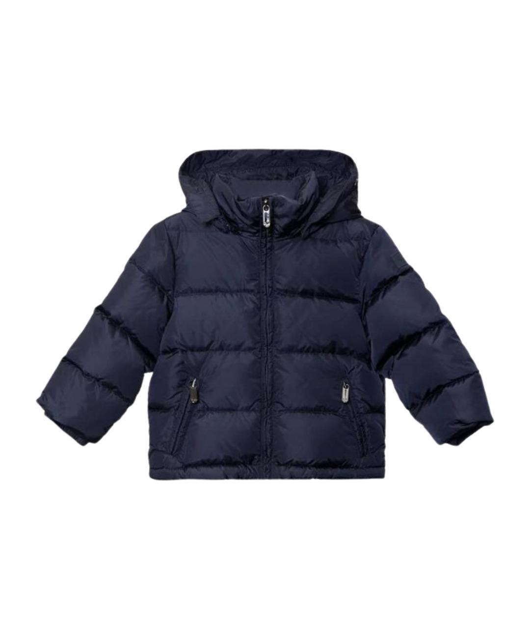 IL GUFO Синяя полиэстеровая куртка, фото 1