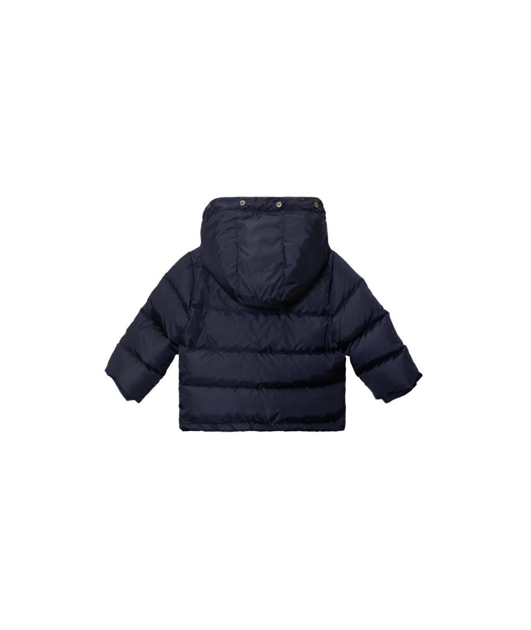 IL GUFO Синяя полиэстеровая куртка, фото 2