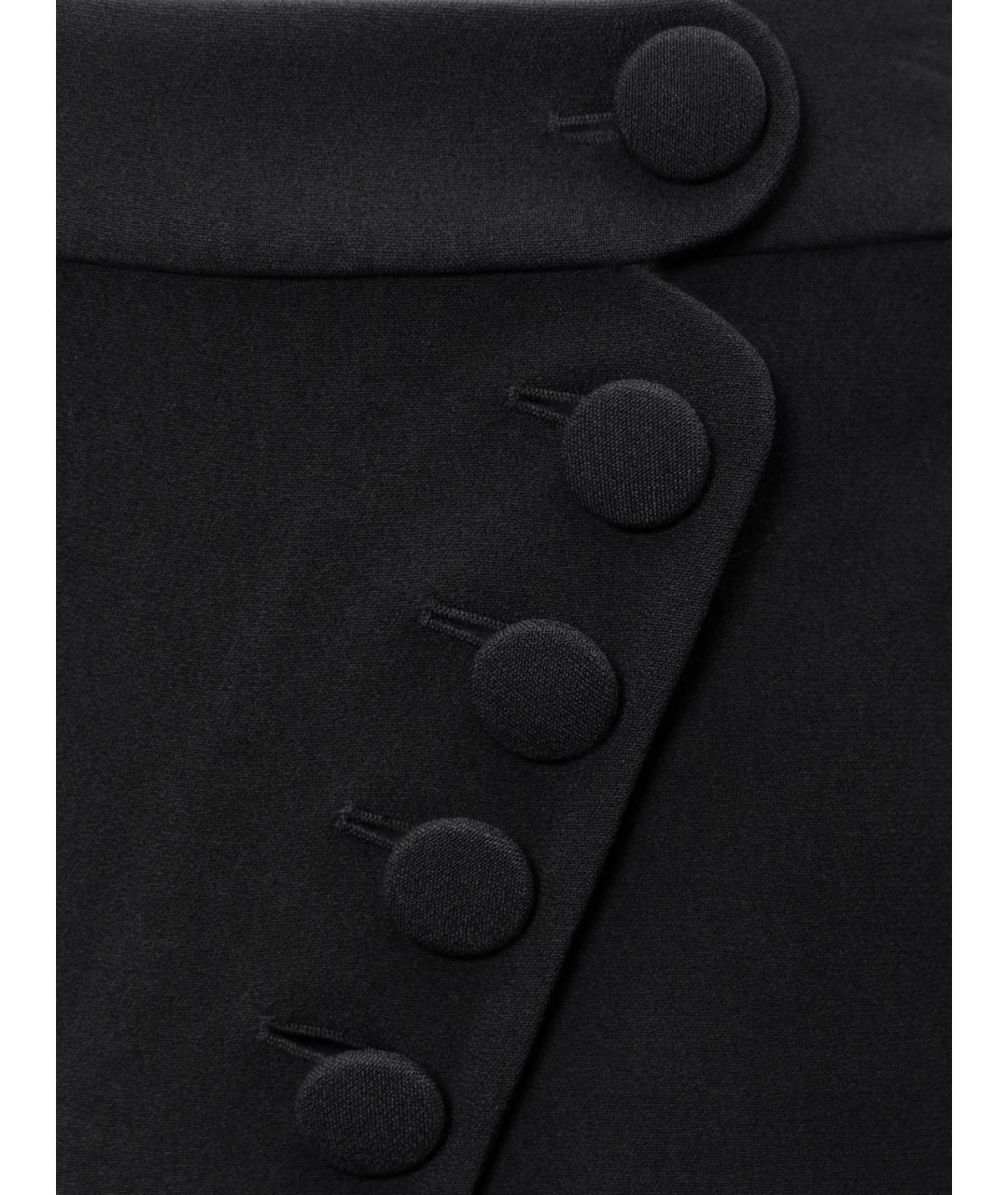 CHLOE Черная шерстяная юбка миди, фото 3