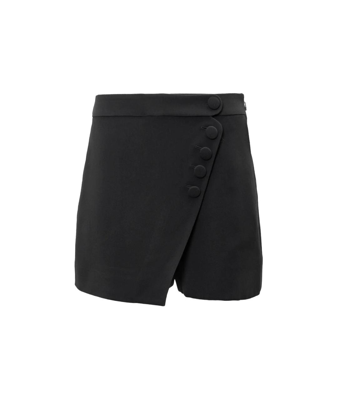 CHLOE Черная шерстяная юбка миди, фото 1