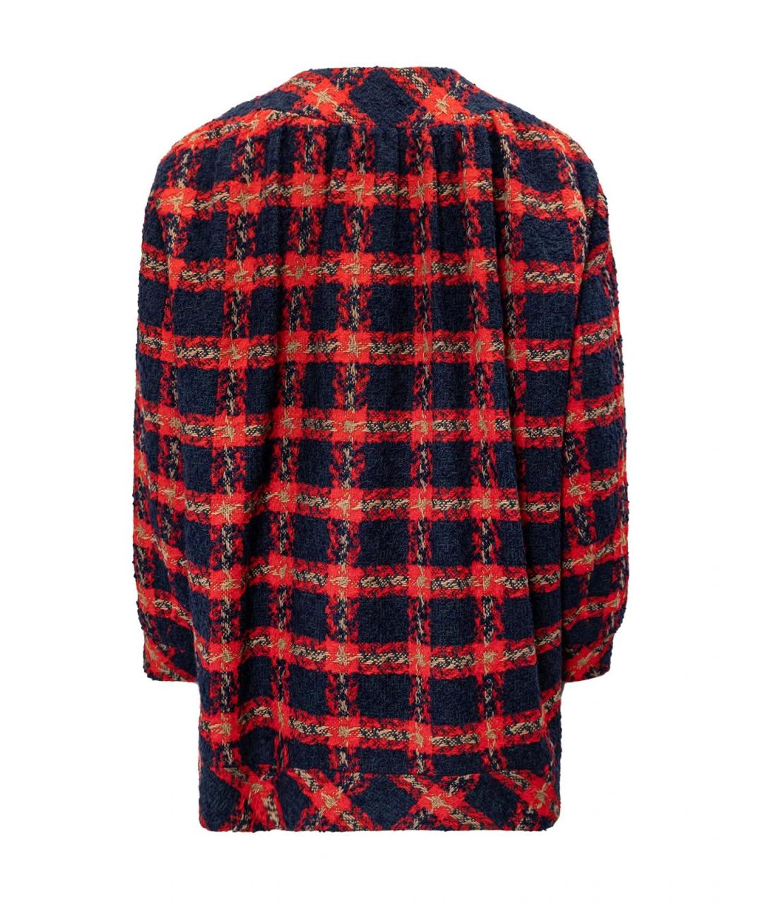 GUCCI Синий шерстяной жакет/пиджак, фото 3