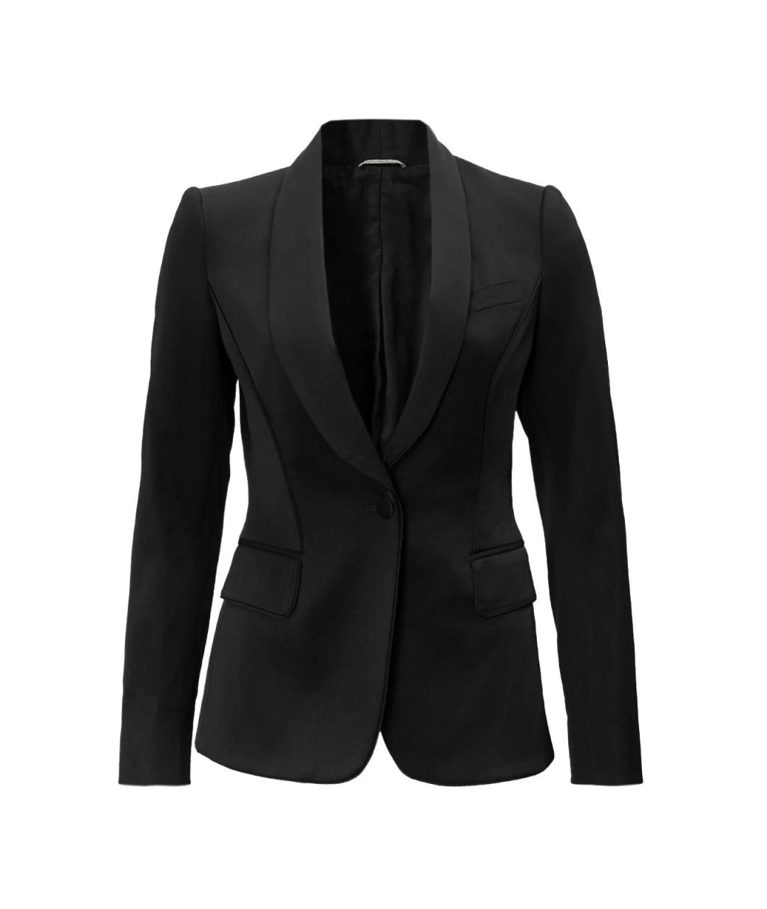 BURBERRY Черный шерстяной жакет/пиджак, фото 4