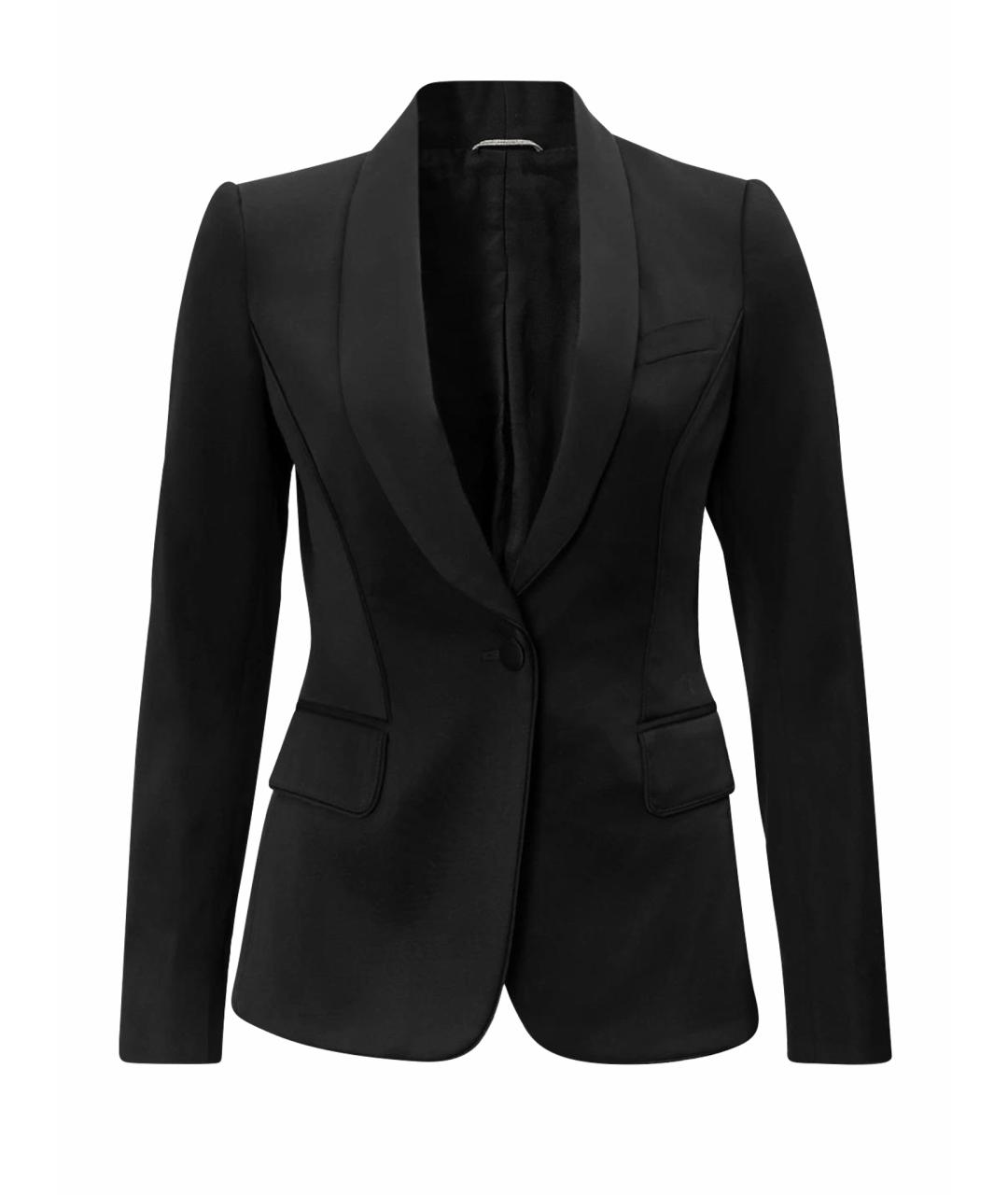 BURBERRY Черный шерстяной жакет/пиджак, фото 1