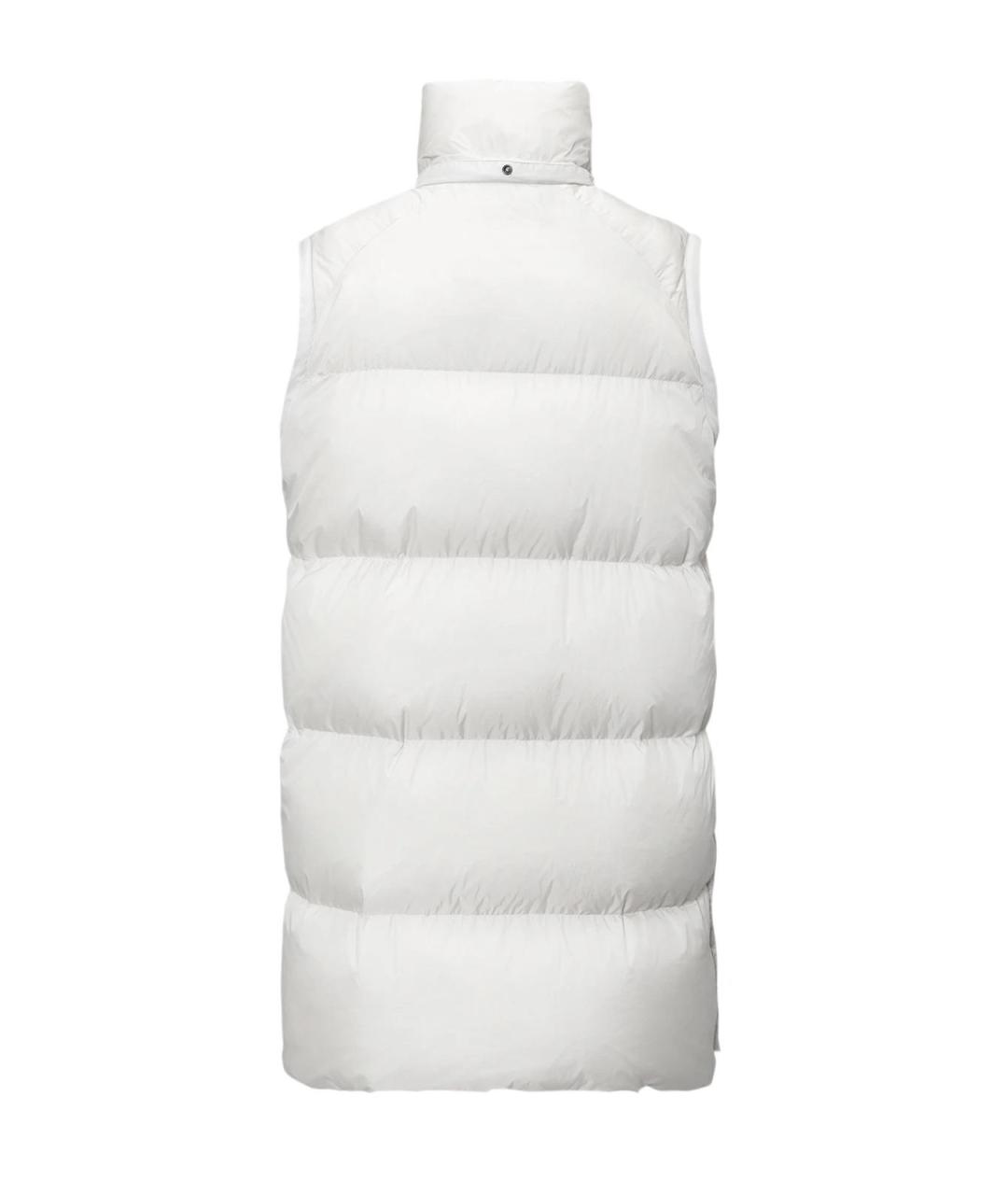 YVES SALOMON Белый полиэстеровый пуховик, фото 4