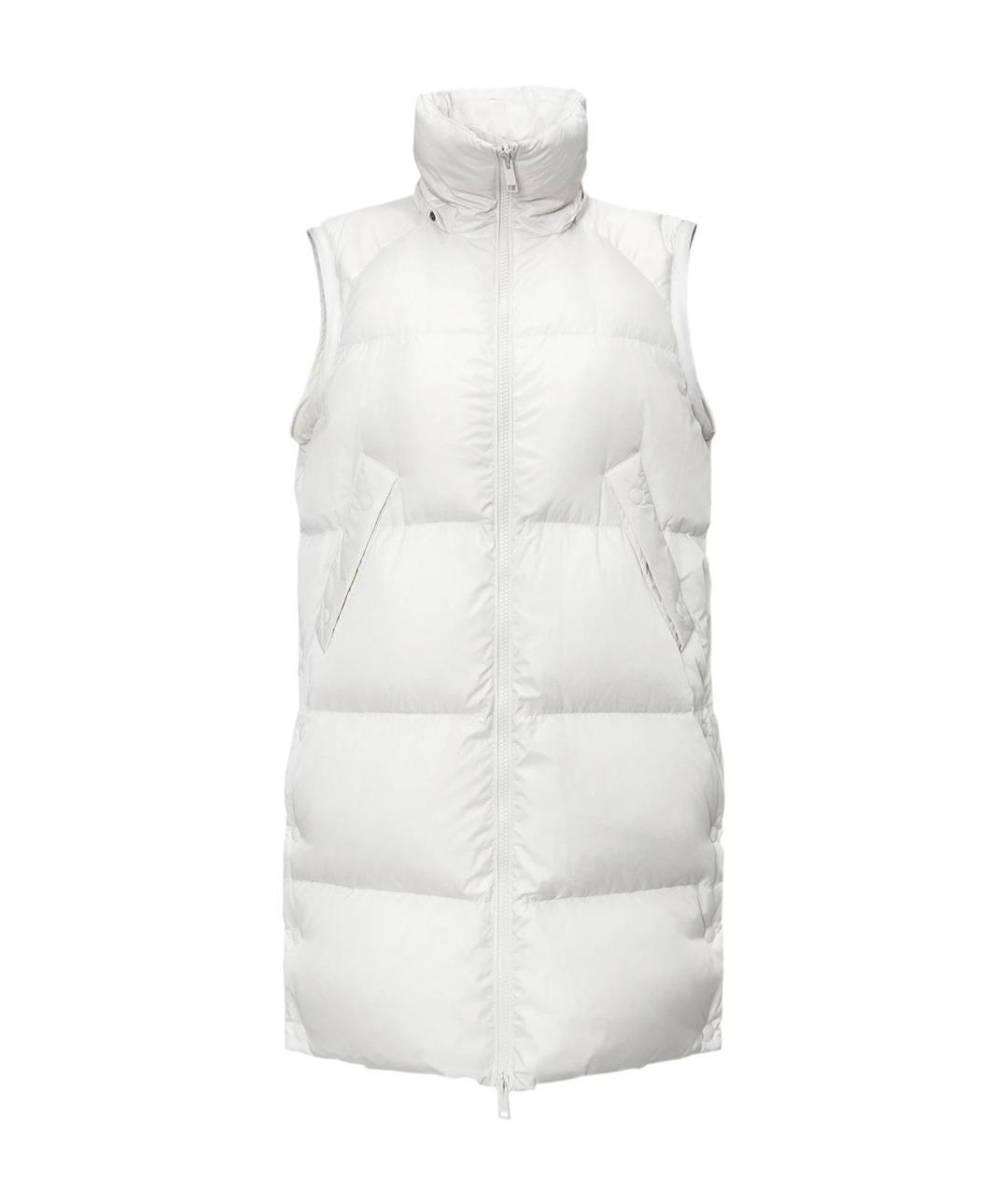 YVES SALOMON Белый полиэстеровый пуховик, фото 3