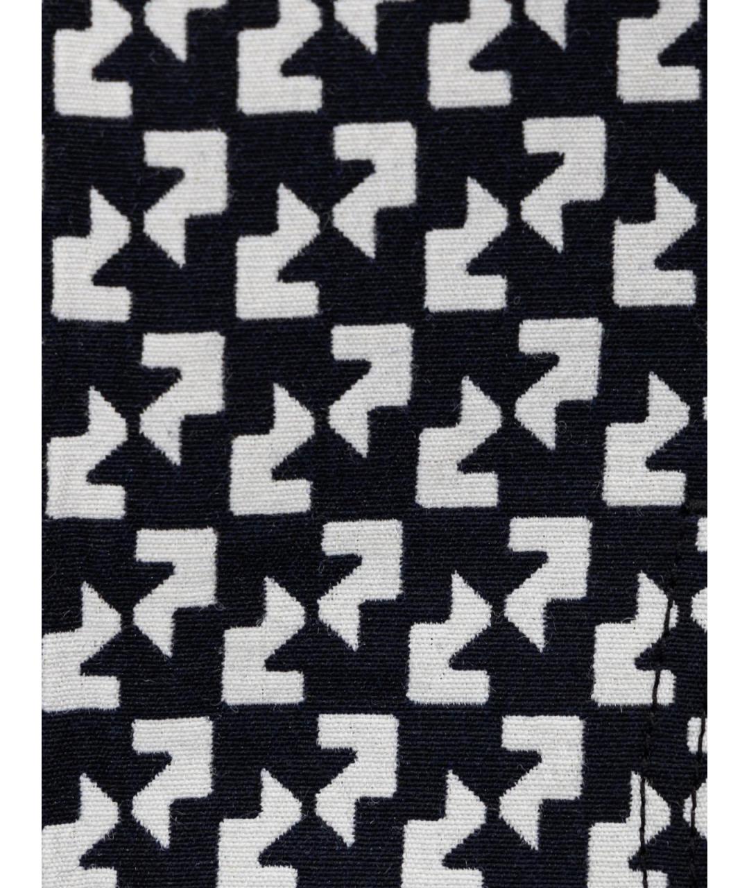 OFF-WHITE Черная шерстяная юбка миди, фото 3