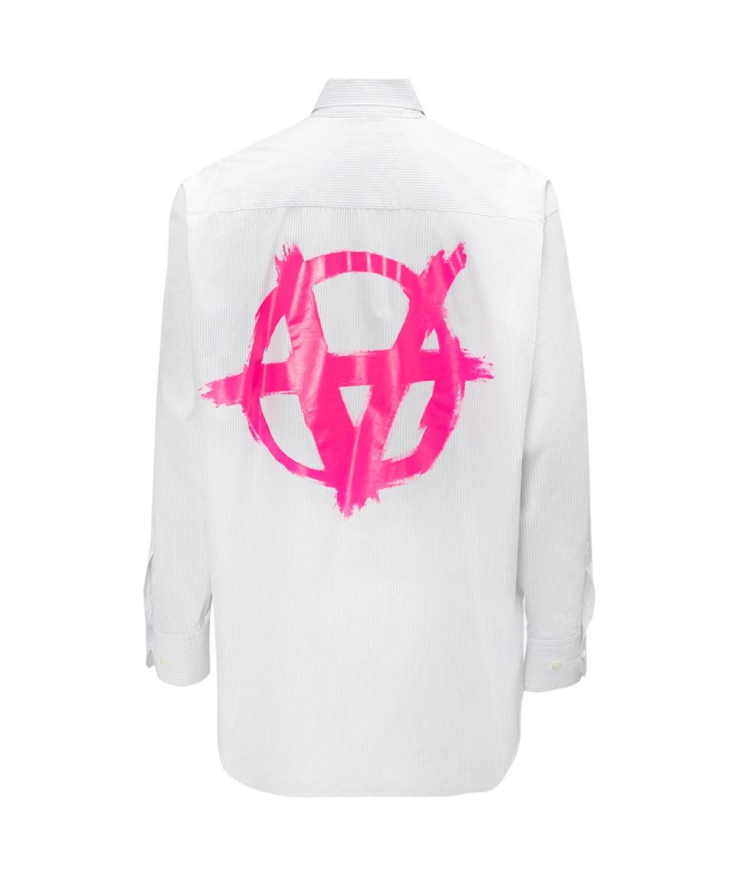 VETEMENTS Белая хлопковая рубашка, фото 2
