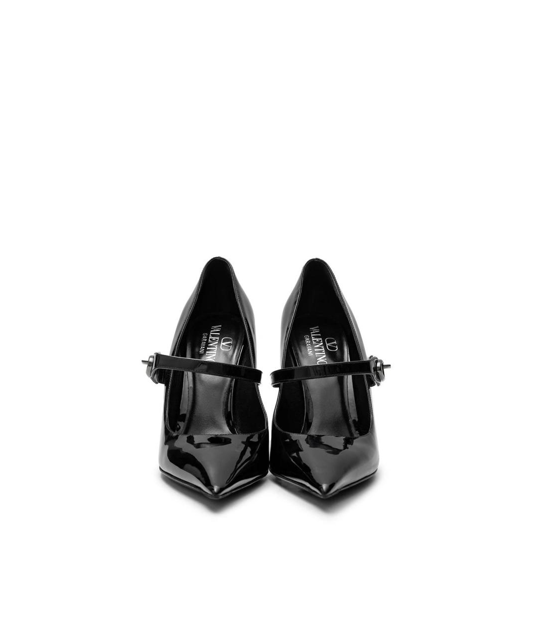 VALENTINO Черные кожаные туфли, фото 4