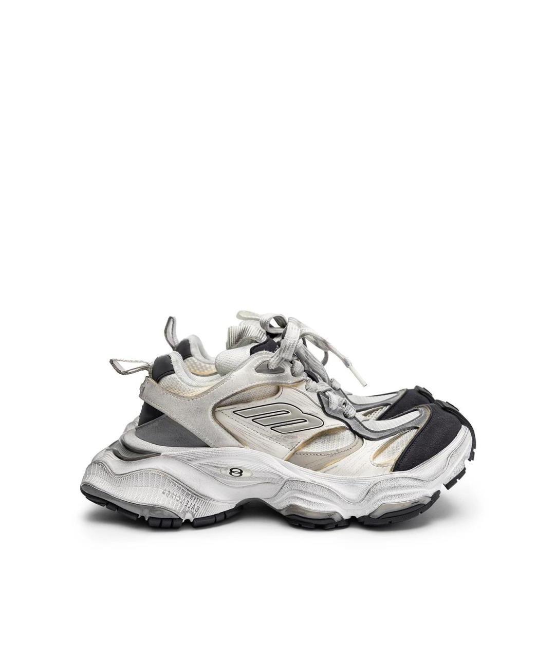 BALENCIAGA Белые текстильные кроссовки, фото 1