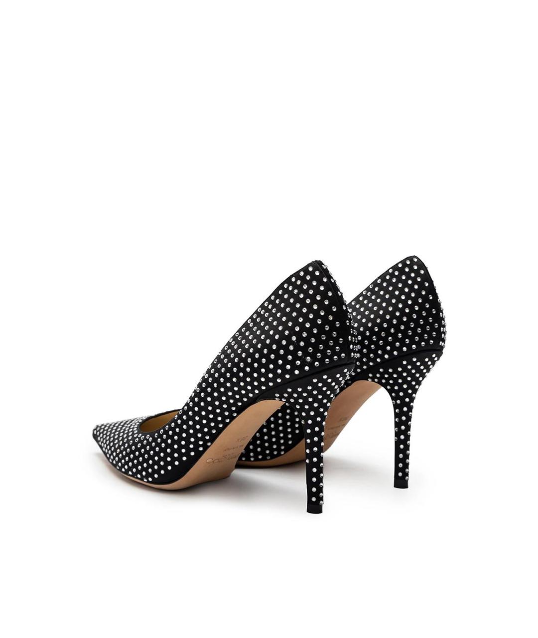 JIMMY CHOO Черные текстильные туфли, фото 3