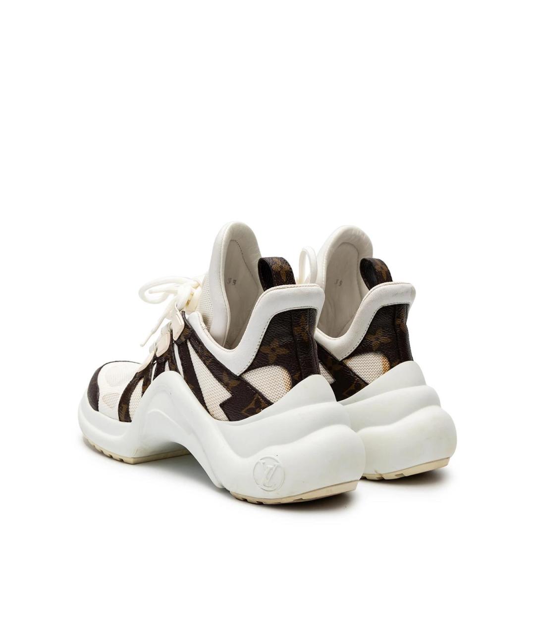 LOUIS VUITTON Белые текстильные кроссовки, фото 3