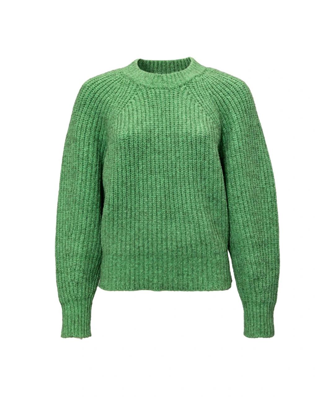 ISABEL MARANT Зеленый хлопковый джемпер / свитер, фото 2