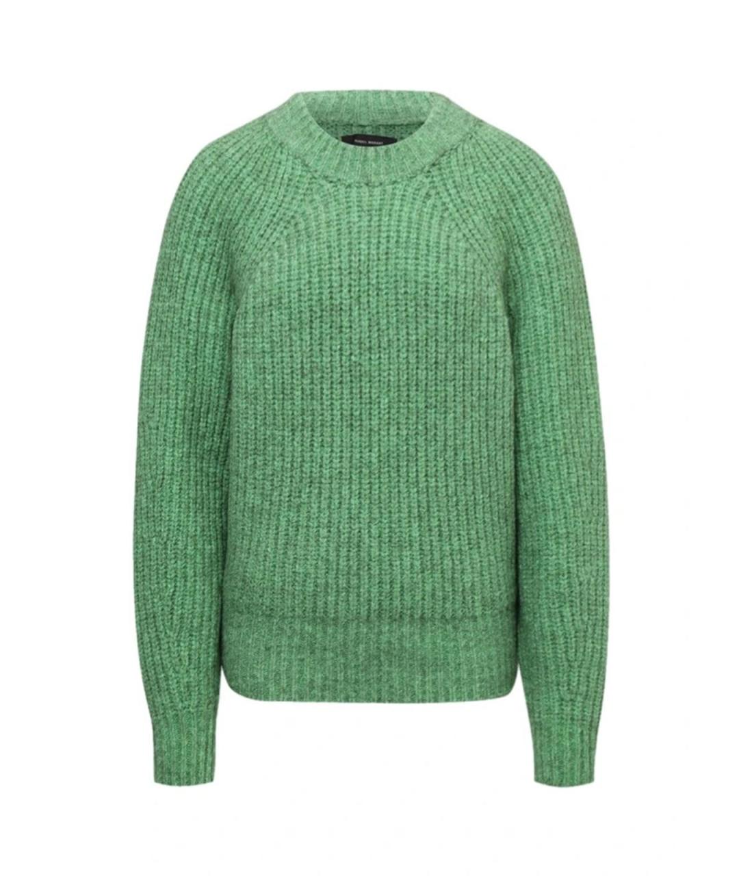 ISABEL MARANT Зеленый хлопковый джемпер / свитер, фото 5