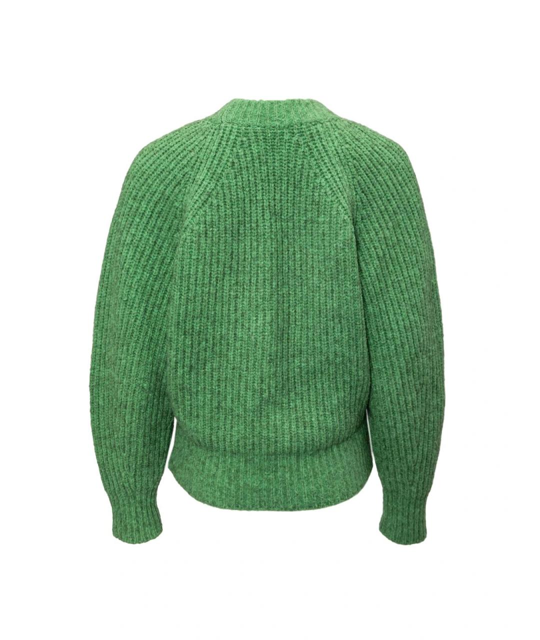 ISABEL MARANT Зеленый хлопковый джемпер / свитер, фото 3