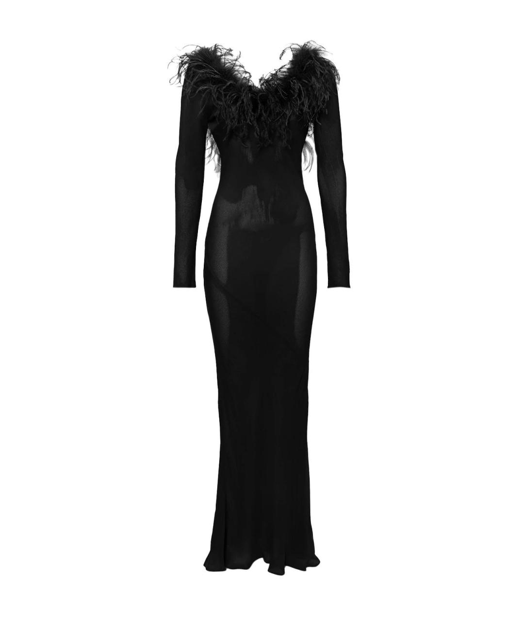 NO NAME Черное вискозное повседневное платье, фото 1