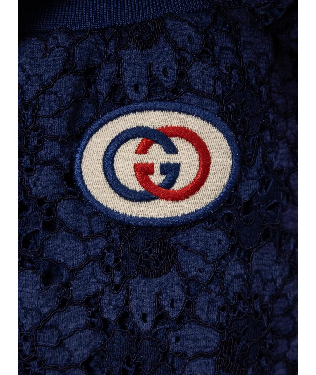 GUCCI Синий хлопковый костюм с брюками, фото 3