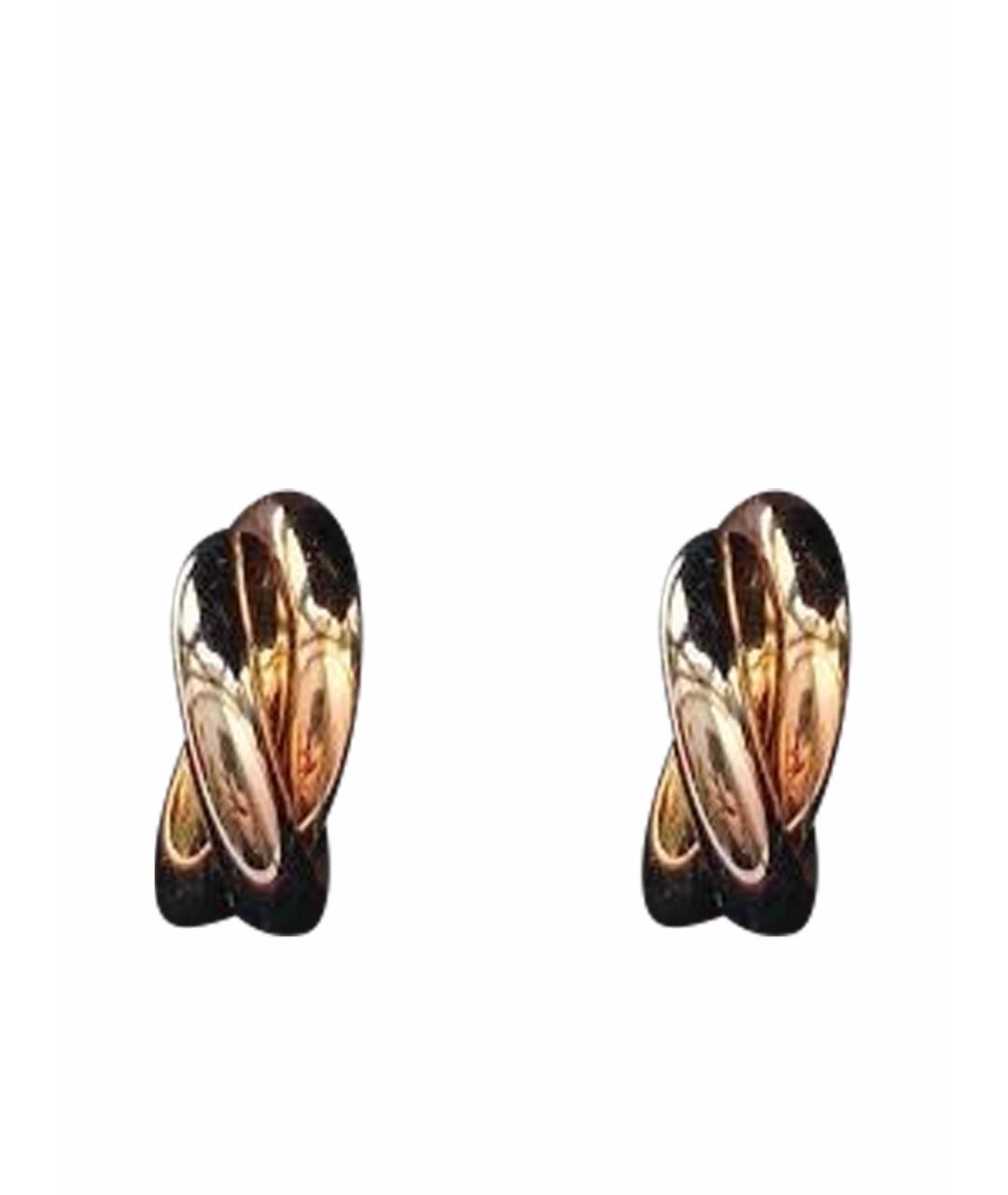 CARTIER Золотые серьги из желтого золота, фото 1