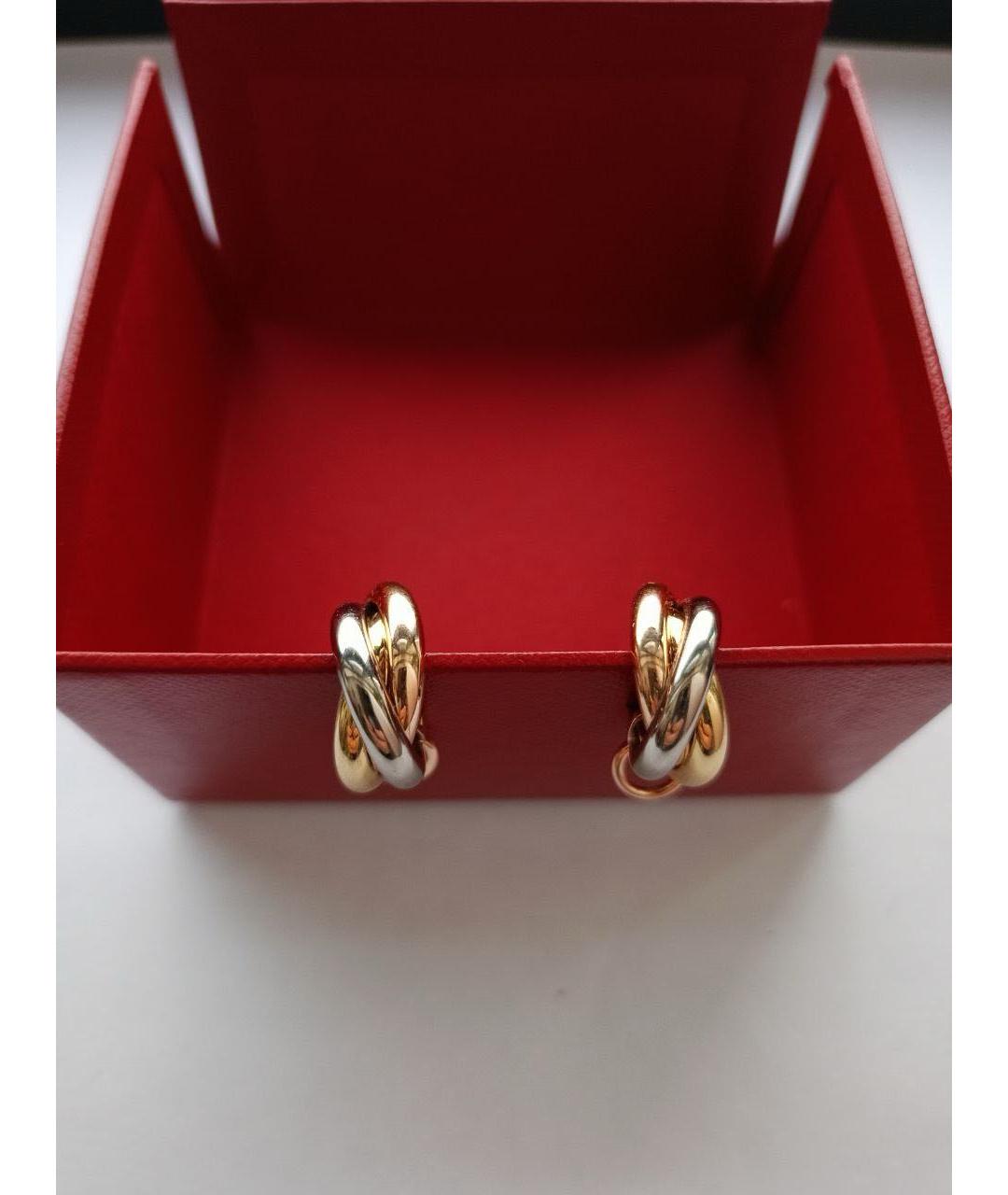 CARTIER Золотые серьги из желтого золота, фото 3