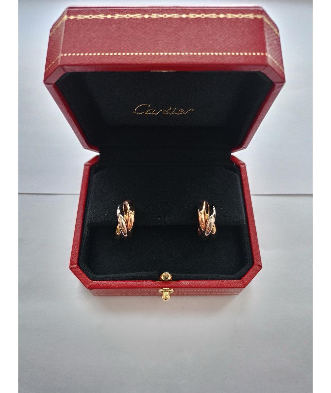 CARTIER Золотые серьги из желтого золота, фото 6